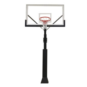 72" Pro Glass Hoop System – Fixed Height